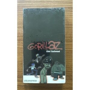 NWT Gorillaz Tomorrow Comes Today VHS Clint Eastwood Promo 2000 SEALED